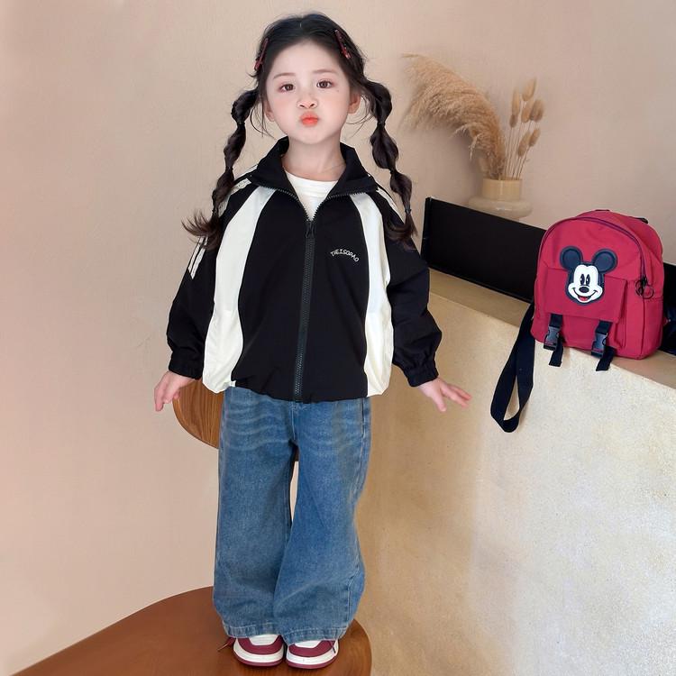 Женский черный кардиган-жакет средней длины 2025 - Весна/Осень Корейская мода 100 cm