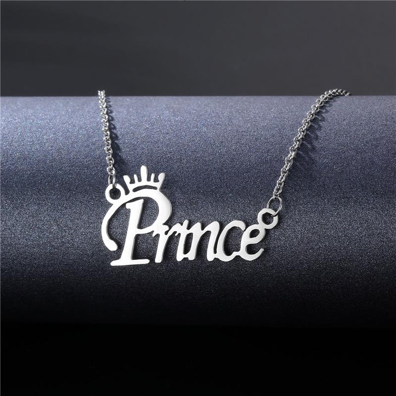 Personalized English Word Necklace Women's Initial Choker Fashion Jewelry Gift