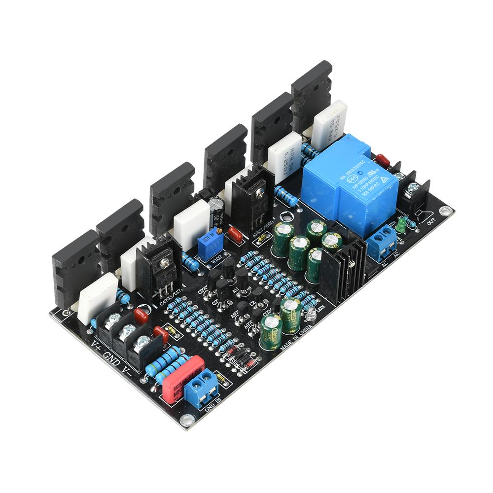 300W Mono Power Amplifier 1943+5200 Hifi High-Power Audio Amplifier Board With Speaker Protection DC 20V-90V