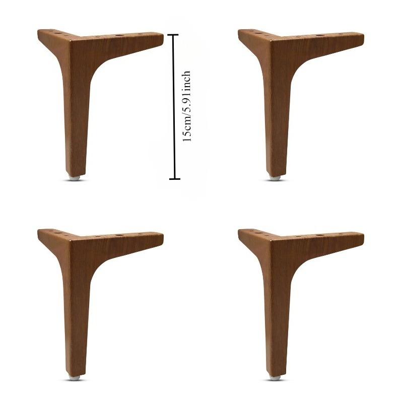 4 Stück 15cm Beschläge Metall Sofabeine für Die Möbelfüße Höhe TV-Schrank Bett Couchtisch Stütze Ersatzbeine