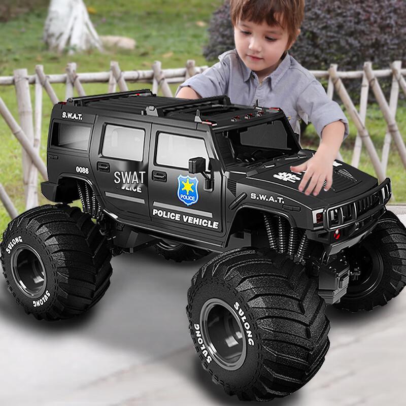 Large RC Hummer Off-Road Police Car Toy