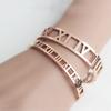 Minimalist Roman Numerals Bracelet For Women And Men Fashion Jewelry