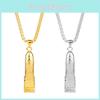 Hair Clipper Metal Alloy Necklace With Pendant For Gift And Travel Memorabilia