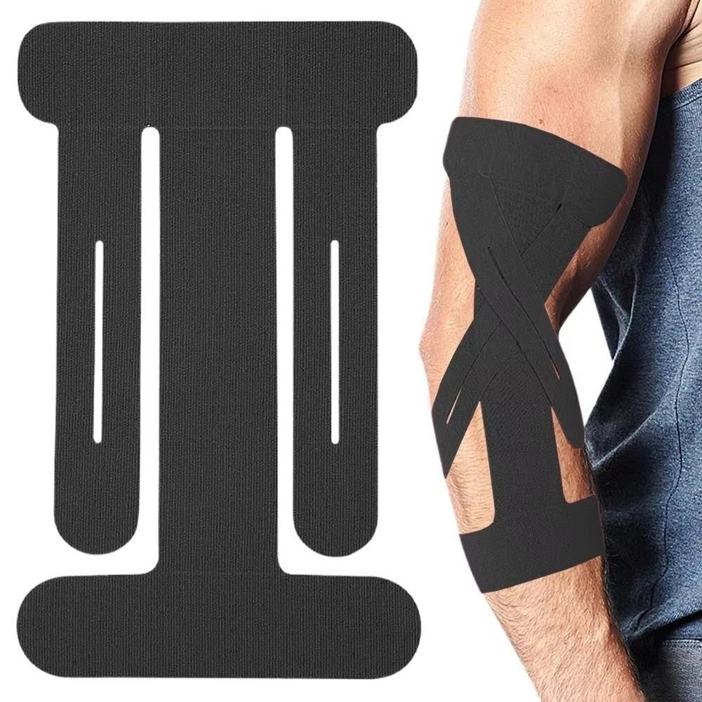 10pcs Breathable Elbow Bandage Waterproof Elbow Support Tape Muscle Support Tape Fitness