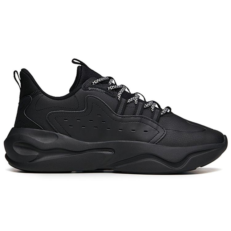 Anta Chao Worship 2.0 Low-Top Casual Shoes Men's Pure Black
