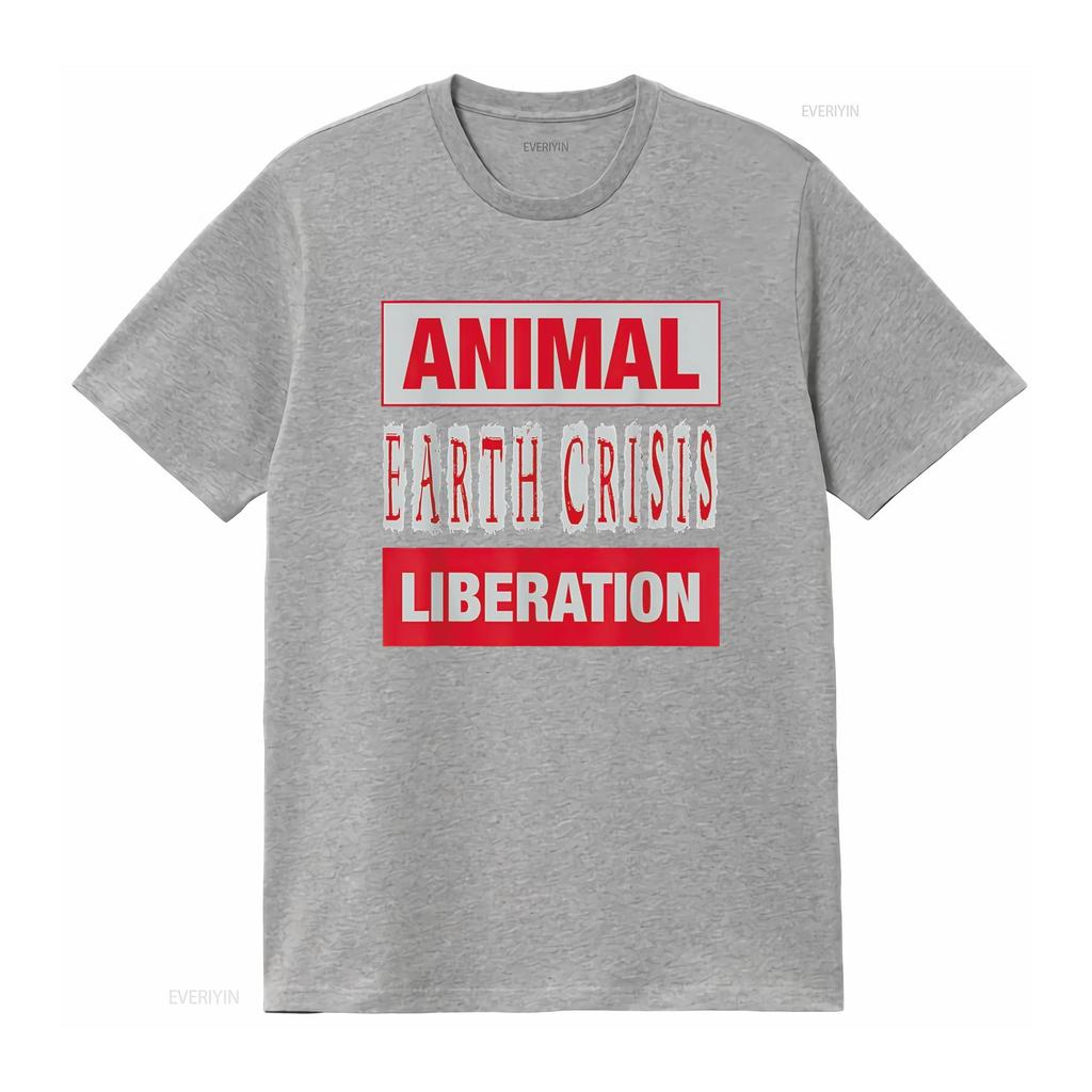 Animal Earth Crisis Liberation Rights T Shirt vintage Washed Comfortable Stylish Top For Everyday Wear Slightly fashion Casual