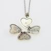 Heart-Shaped Multi-Layer Photo Locket Necklace with Four-Tier Heart Photo Pendant