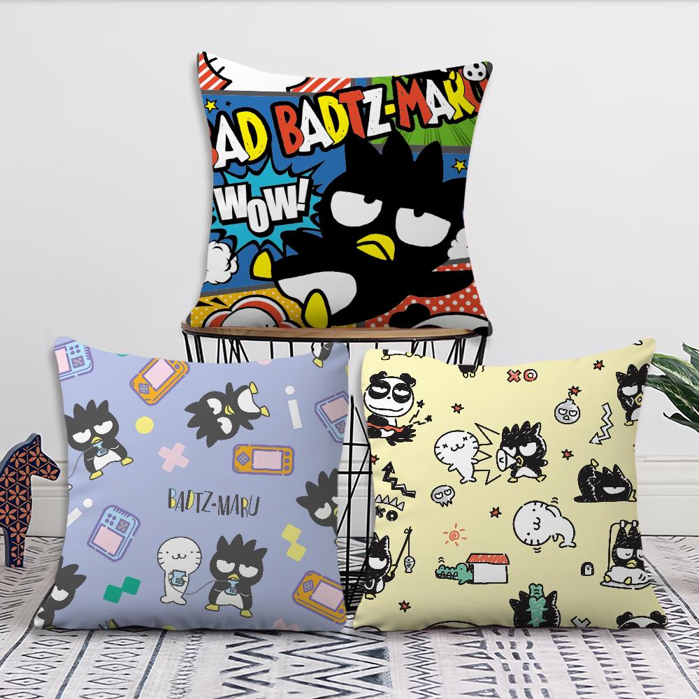 Cartoon Bad Badtz-Maru Cushion Cover For Pillow Printing Sofa Decoration Home Car Room Coffee Shop Office Nordic Simplicity