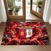 Braga FC Design Crystal Velvet Rug Soft Decorative Mat for Bedroom Entrance