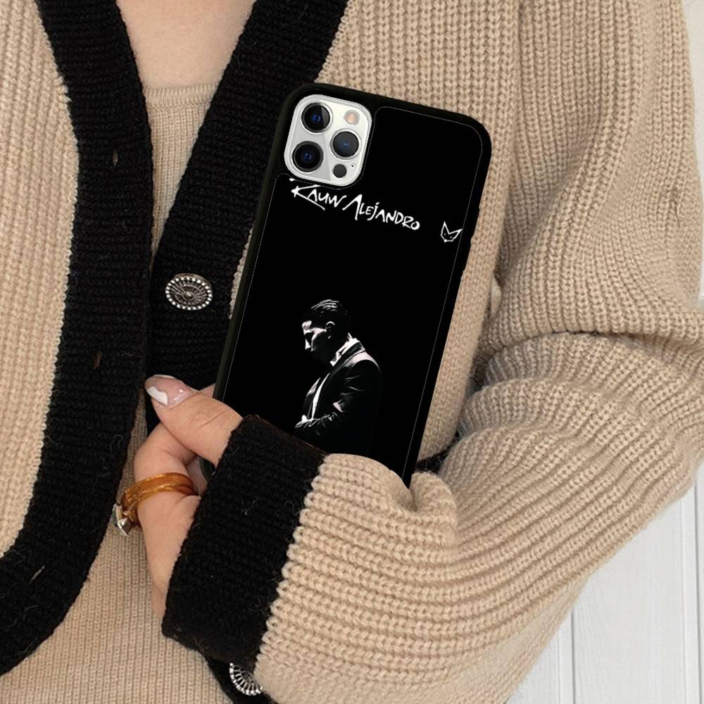 

Epc Music R-Rauw Alejandro Rap Phone Case For IPhone 17 16 Pro Max 11 12 13 14 15 Hard PC+TPU Bracket Back Cover iPhone 12 pro