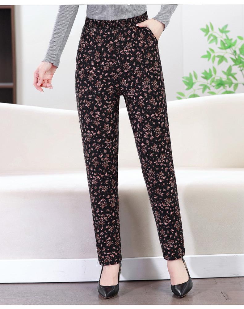 

Women s Winter High-Waisted, Velvet-Lined, Loose-Fit Camel Cotton Pants for Cold Weather 5X