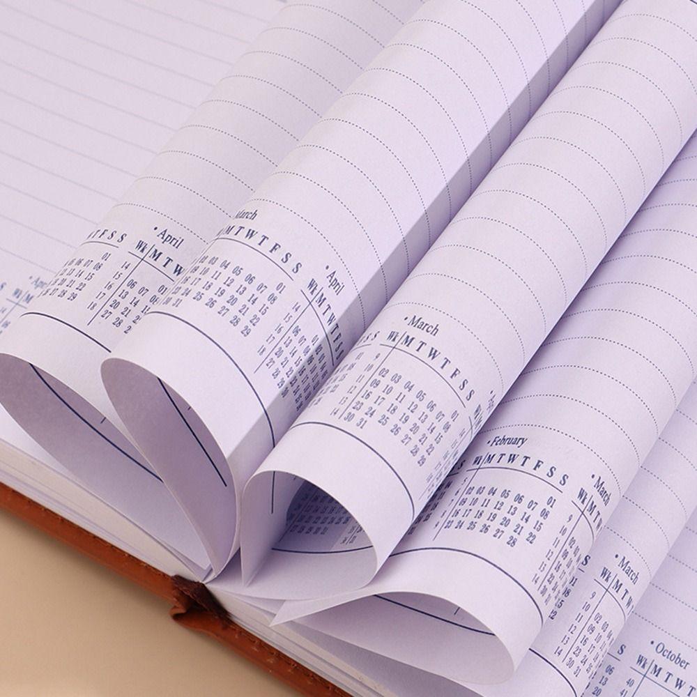 12 Months 2026 Schedule Planner Notepad English To-do List Notebook Office Work Planner School