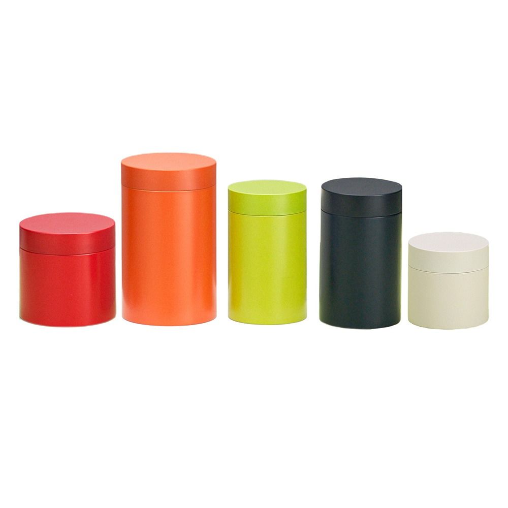 Large Capacity Tea Jar Tinplate Storage Box Portable Tea Tin  for Home&Travel