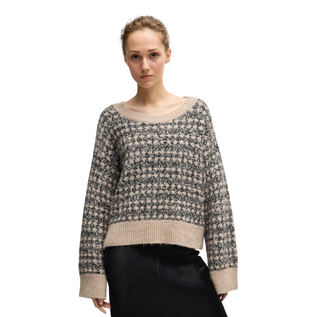 Boss Womens/Ladies Fernade Knitted Jacquard Jumper
