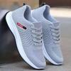2026 Summer New Sneakers Shoes for Men Lightweight Breathable Running Walking Male Footwear Soft Sole Lace-up Running Shoes