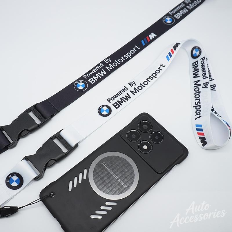 Nylon Car Lanyard Pass Work ID Mobile Neck Straps Anti-loss Key Chain Rope For BMW Sport M1 M3 M4 M5 M6 E90 E39 F30 X3 X4 X5 X6 ulcr72