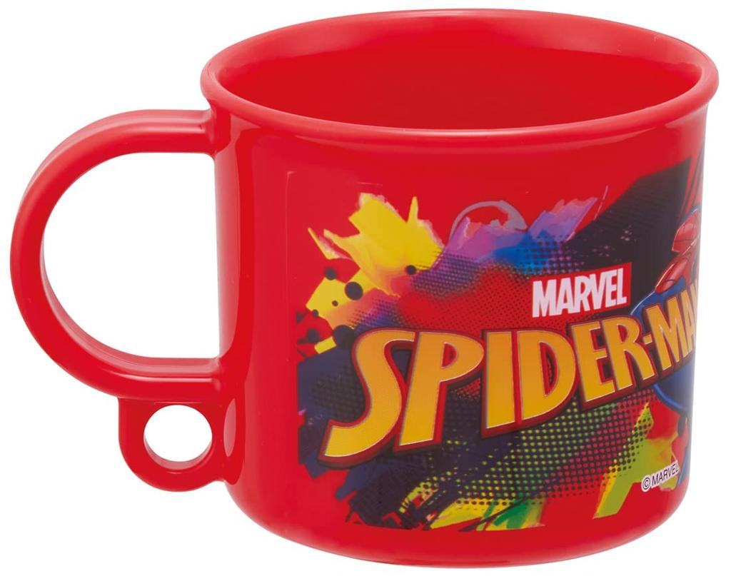 Skater Antibacterial Cup, 200ml, Spider-Man 23 Design, Dishwasher Safe, Made in Japan (KE5AAG-A)