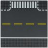 Baseplate Strade Città Strada Incrocio Dritto Curva Incrocio a T Mattoncini Base Plate 32*32 Compatibile Tutte le Marche Città