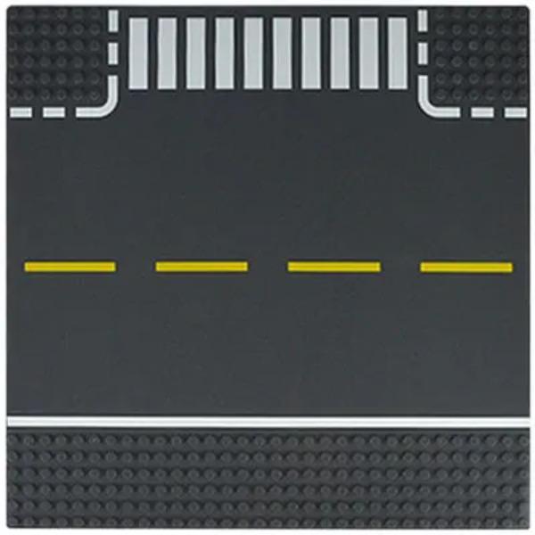 Baseplate Strade Città Strada Incrocio Dritto Curva Incrocio a T Mattoncini Base Plate 32*32 Compatibile Tutte le Marche Città