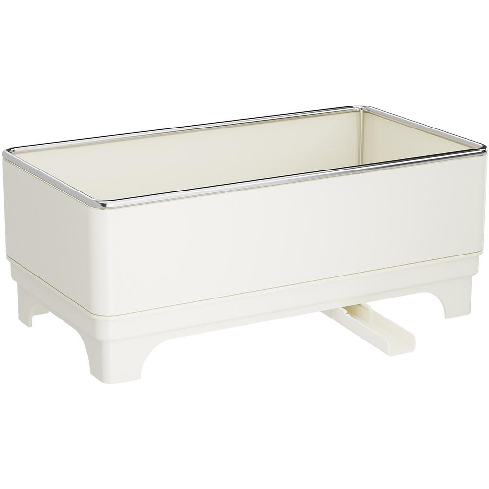 Bürstenhalter Spülbecken-Caddy Küchenarbeitsplatte Rostbeständiges Spülbeckenzubehör Küchenorganizer Edelstahl