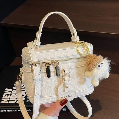 Spring and Summer New Niche Simple High-end Portable Box Bag Women's Versatile Commuting Temperament Casual Shoulder Messenger Bag