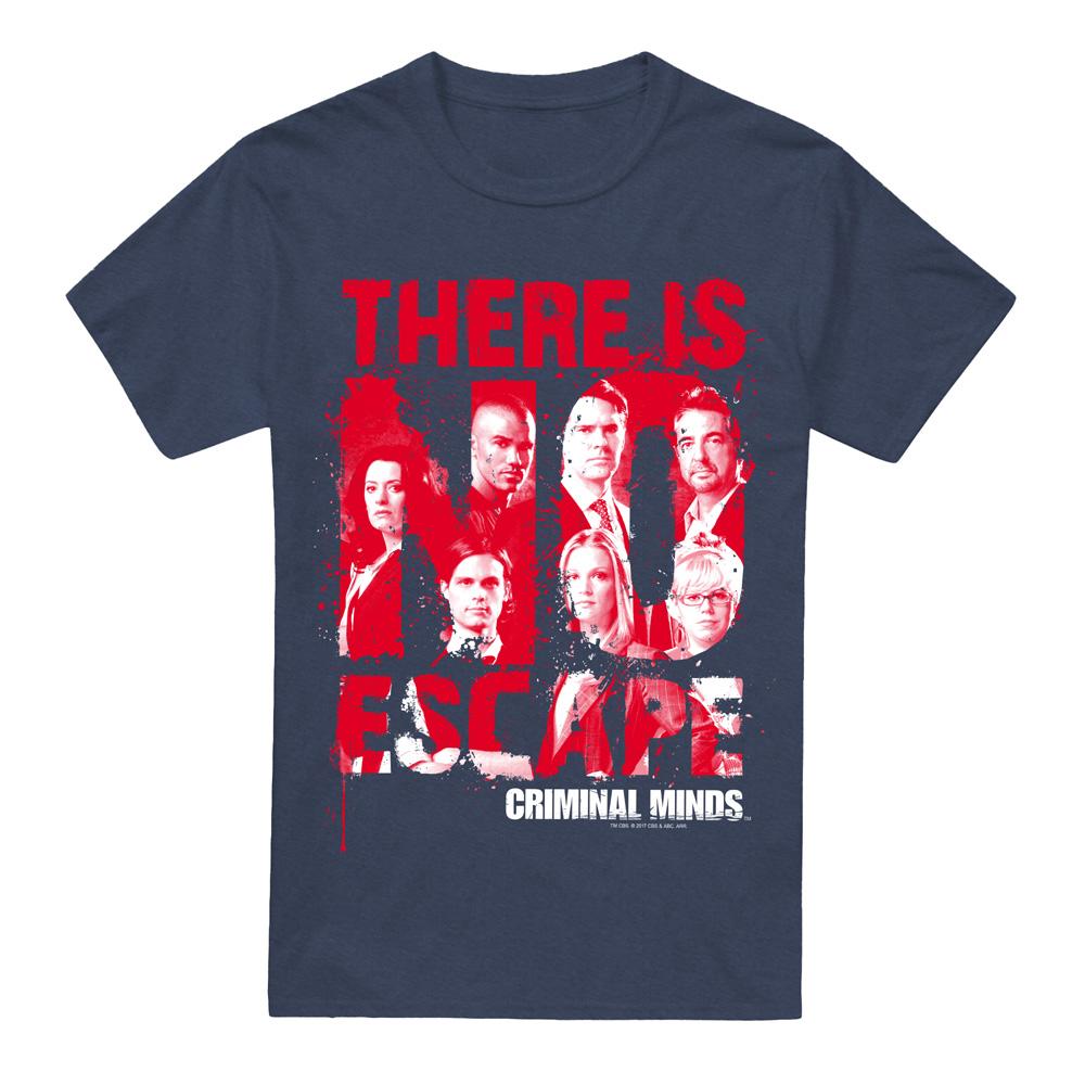 Criminal Minds Unisex Adult No Escape T-Shirt