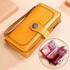 Genuine Leather RFID Women's Long Wallet with Wax Finish