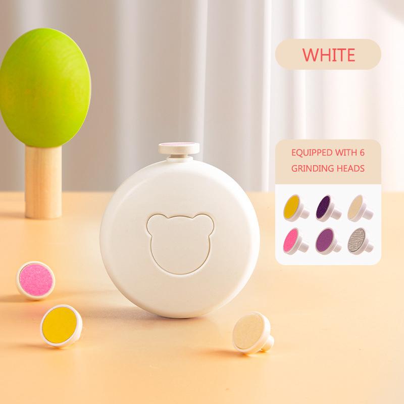 

Baby Electric Nail Trimmer Kit, Kid Manicure Set with Polisher 6PCS for Newborn белый