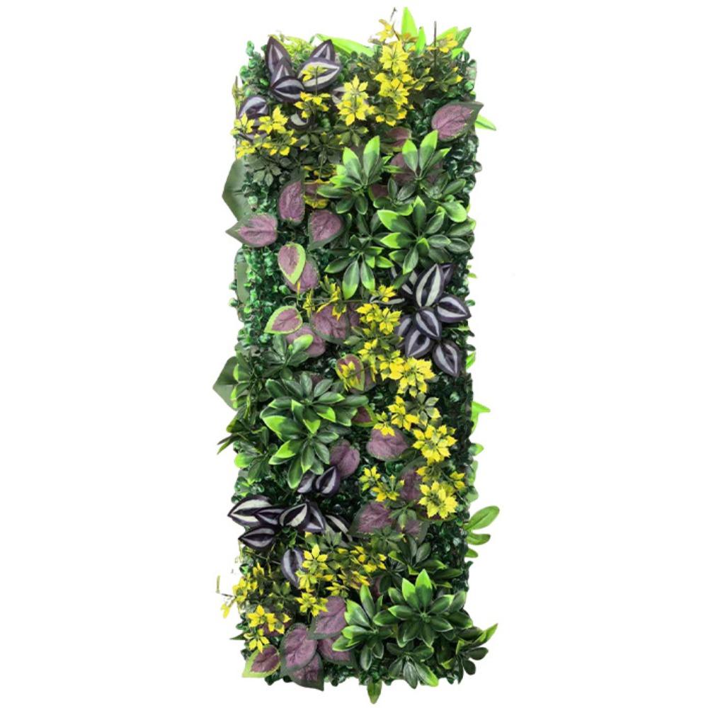 DIY Artificial Plant Wall Panel UV Protection Artificial Fern Grass  Privacy Screen Style B