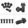 Qiilu [5pcs] M10x1.25mm Motorcycle Banjo Set Banjo Bolts & Washers Brake Caliper Master Cylinder