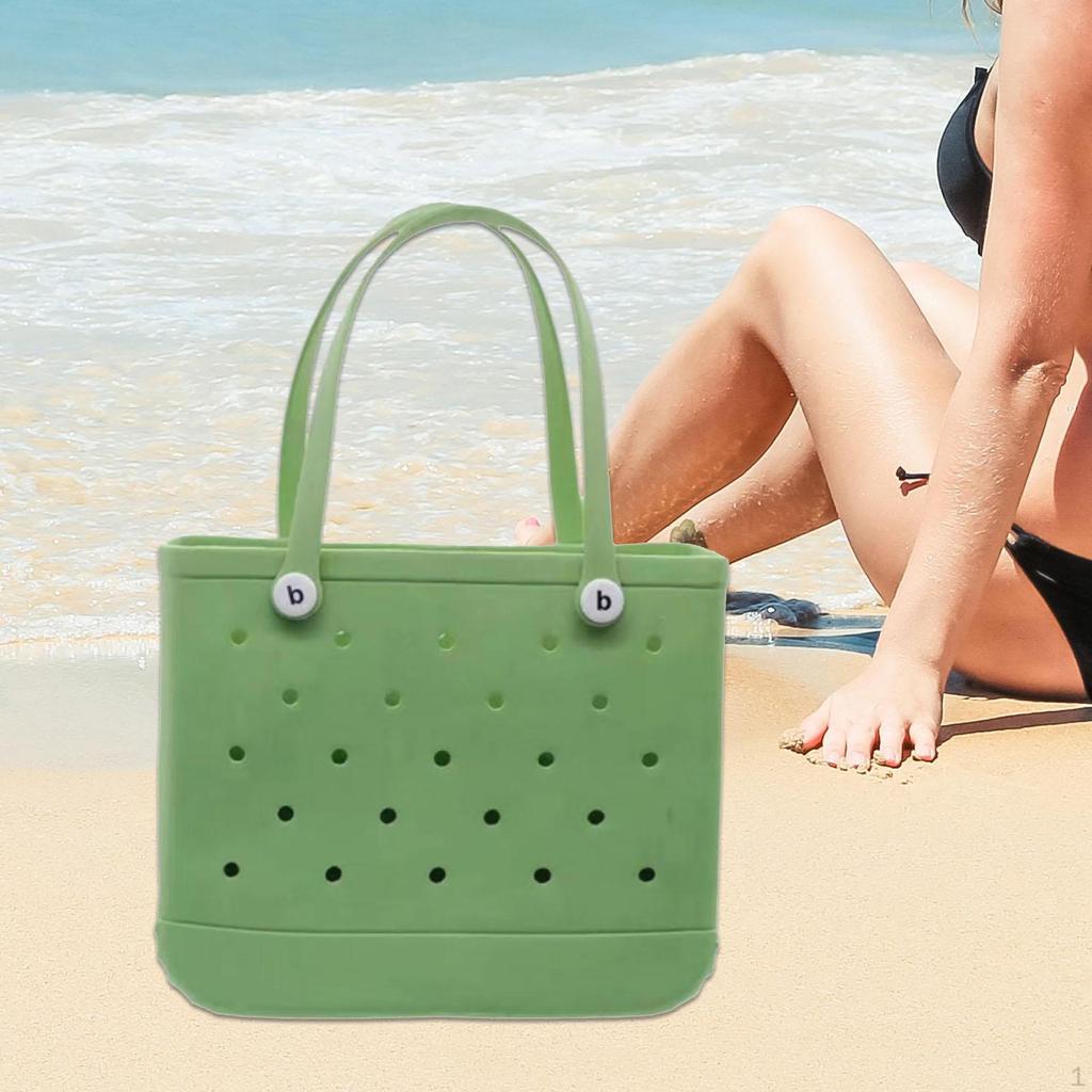 Beach Bag Summer Supplies Waterproof Portable Storage Sport Basket