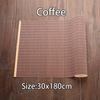 Natural Bamboo Table Runner Placemat Tea Mats Table Placemat Pad Ceiling Decor Home Cafe Restaurant Decoration