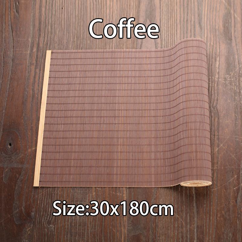 Natural Bamboo Table Runner Placemat Tea Mats Table Placemat Pad Ceiling Decor Home Cafe Restaurant Decoration
