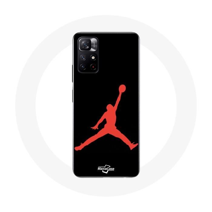 Coque - MANIACASE - Xiaomi Redmi Note 11s 5G - Logo Michael Jordan - Souple - Sportif