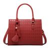 Red Women's Bag 2024 New Model Niche Bridal Wedding Bag Large Capacity Handbag Niche Quilted Shoulder Crossbody Bag