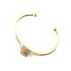 Natural Crystal Agate Rough Stone Hand-Wound Bracelet Bracelet Adjustable B14