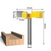 8mm Shank Router Bit Cnc Milling Cutter, Woodworking Milling Cutter Planing Woodworking Tool, Cnc Milling Bits For Woodworking Board - Ri
