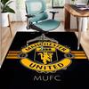 Football United F.C Pattern Rug, Indoor/Outdoor Mat, for Picnic, Gameroom, Bedroom, Office, Living Room, Home Decor Carpet, Birthday Gift