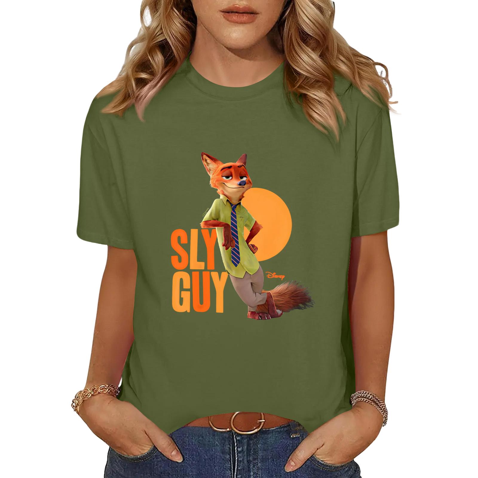 

Women s Fashionable And Comfortable Plus Size Printed Casual Short-Sleeve Top L