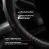 Cwnqah1 Cwmvjg1 Suitable for Mitsubishi Breathable Leather Matte Carbon Fiber Texture Steering Wheel Cover, Suitable for Outlander Phev Sport Eclipse