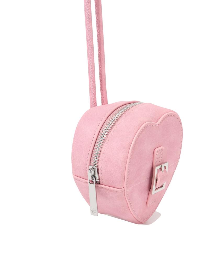 Covernat Woman Clover Heart Lucky Mini Crossbody Bag Pink