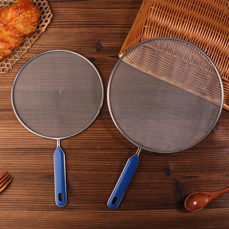 Grease Splatter Screen Guards Mesh Stainless Steel Anti Splatter Guard Oil Net Splash Cover Pan Pot Frying Oil Cooking Cover