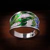 European and American Women's Rings Colorful Enamel Flowers Fashionable Personalized Accessories