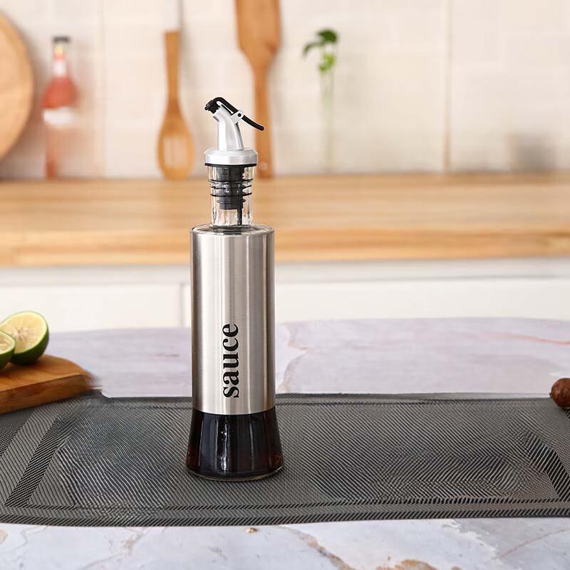 TLXT Glass Oil and Sauce Dispenser Set