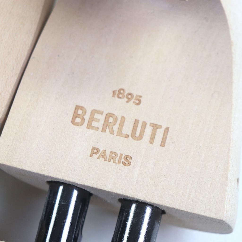 Great BERLUTI Leather shoes Alessandro Oxford Calligraphy black leather mens 6 Used