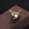 Antique Pure Copper Sparrow Copper Ornaments Fun Bird Tea Pet Decorations Brass Antiques Home Figurines & Miniatures