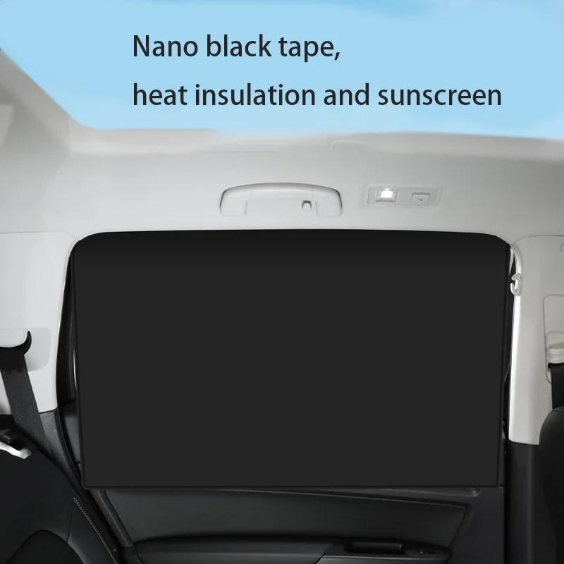 Car Magnetic Sunshade High Quality UV Protection Anti-direct Sun Cars Window Curtain Double Side Protector Auto Accessories