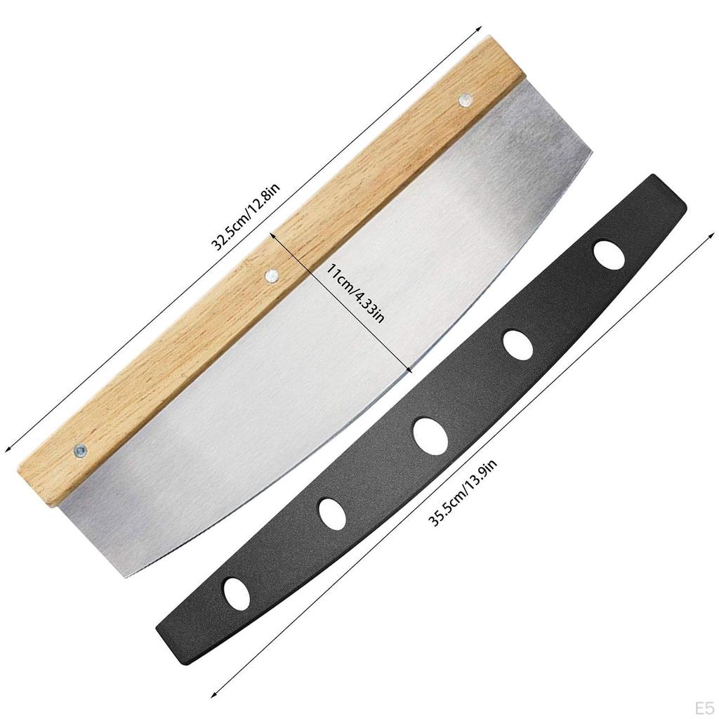 Pizza Cutter Rocker Cheese Pie Bread Blade Slicers