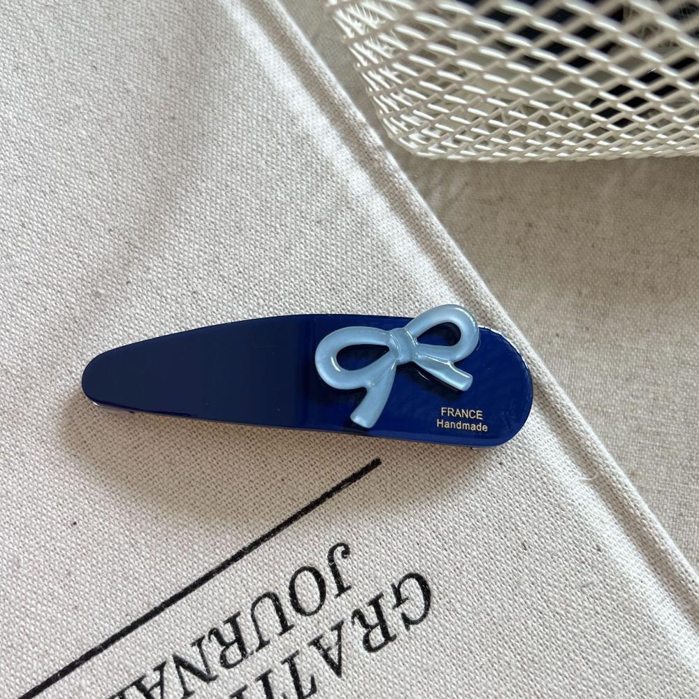 Bowknot Acetate Hairpin Acetic Acid Bangs Clips Personalized Bow Hair Clip Headwear