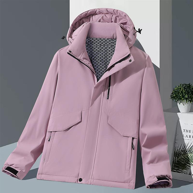 Unisex Windproof Waterproof Cotton Down Jacket with Velvet Lining – Thickened for Warmth and Cold Protection